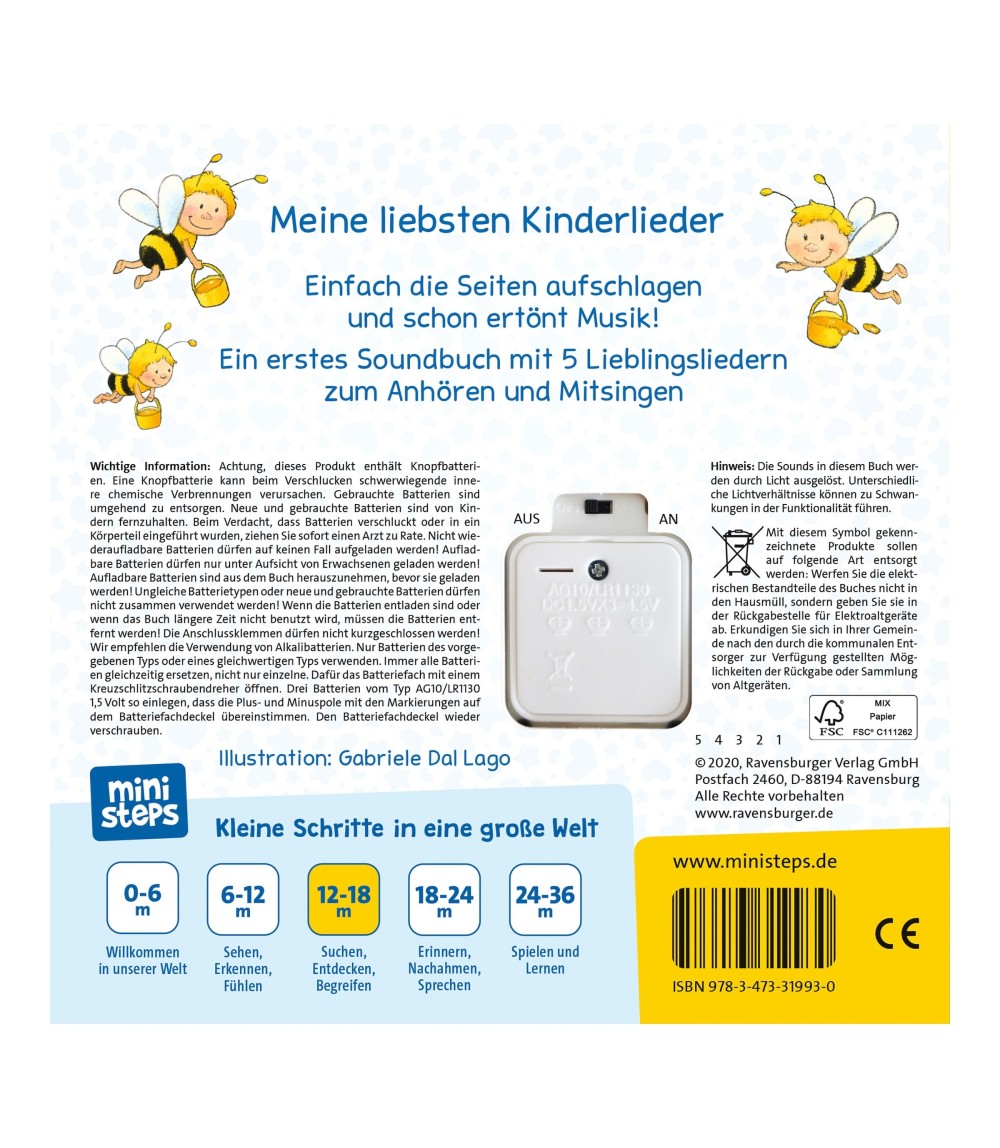 Soundbuch Hör rein, sing mit! Erste Kinderlieder zum Anhören