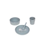 4-tlg. Geschirrset mit Zellulose