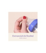 Babyflasche mit NaturalWave®Sauger S, Glas, Weithals, 160 ml