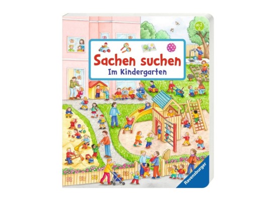 Pappbilderbuch Sachen suchen - Im Kindergarten