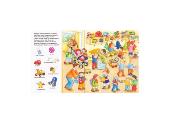 Pappbilderbuch Sachen suchen - Im Kindergarten