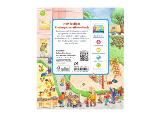 Pappbilderbuch Sachen suchen - Im Kindergarten