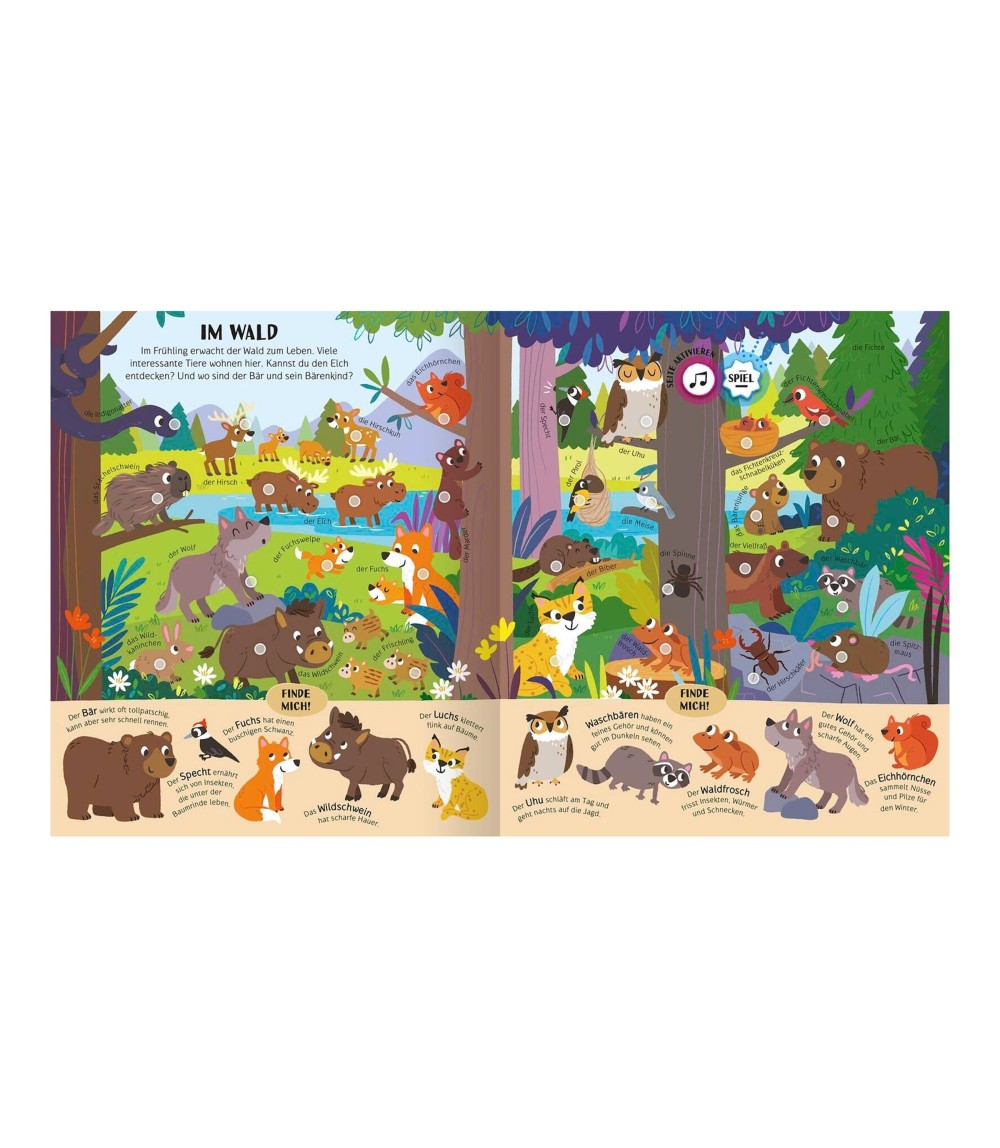 Mein riesengroßes Soundbuch - Tiere