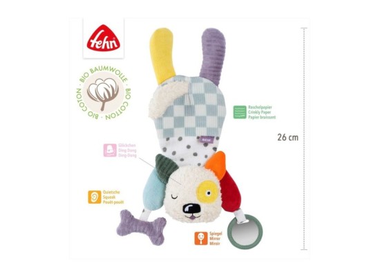 Hängespielzeug Activity Hund fehnNATUR 26cm