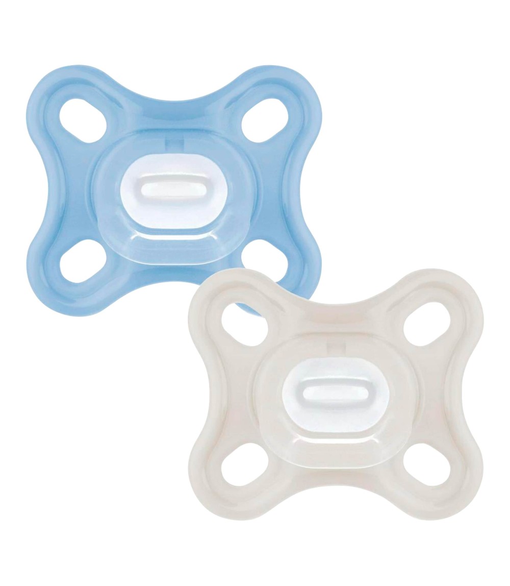 2er-Pack Schnuller Comfort Silikon 0-3M