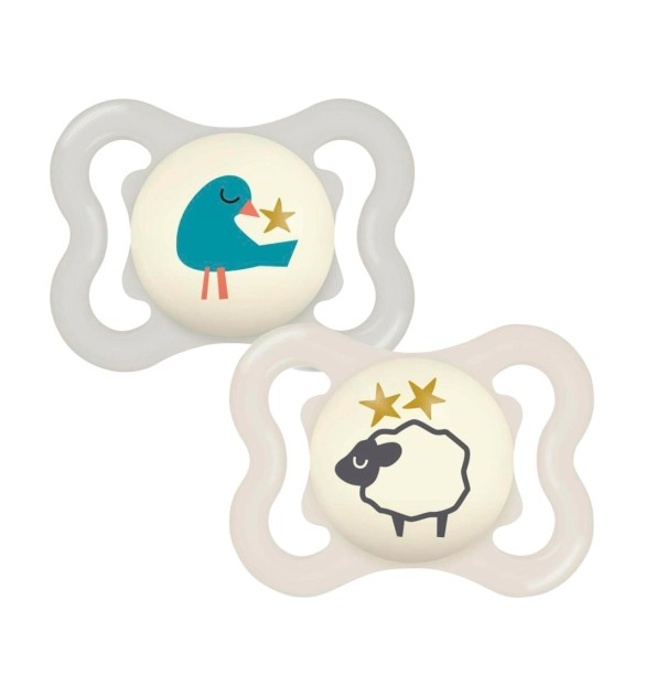 2er-Pack Schnuller Supreme Night Silikon