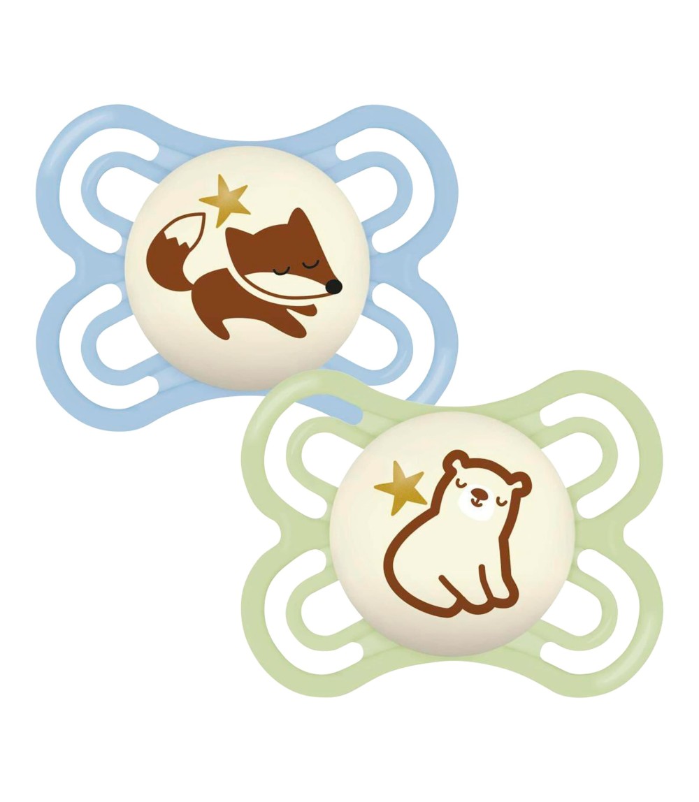 2er-Pack Schnuller Perfect Night Silikon