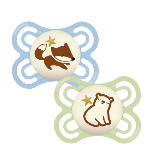 2er-Pack Schnuller Perfect Night Silikon