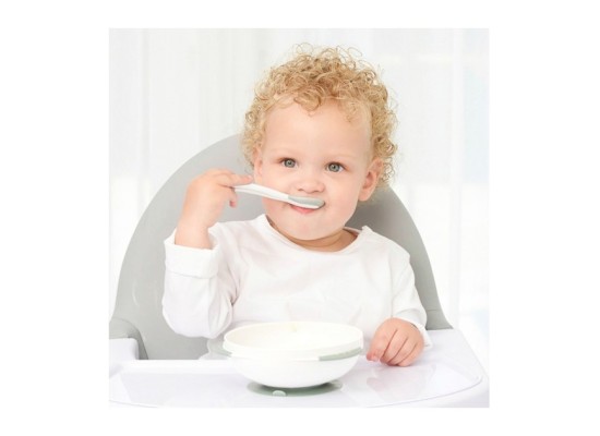 Breischale mit Saugfuß und Wärmesensorlöffel