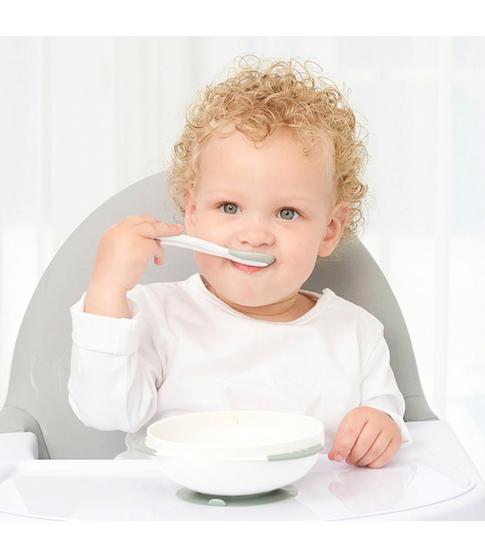 Breischale mit Saugfuß und Wärmesensorlöffel