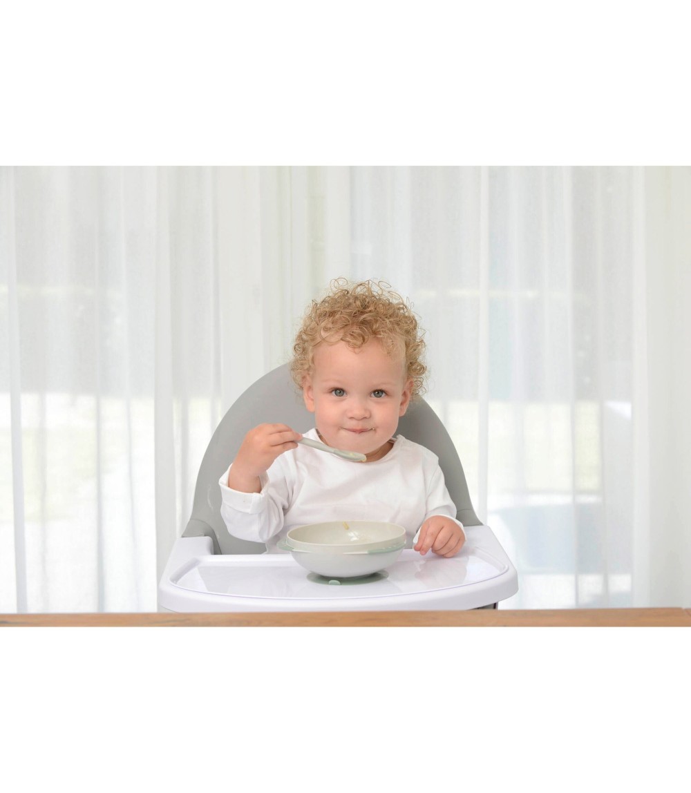 Breischale mit Saugfuß und Wärmesensorlöffel