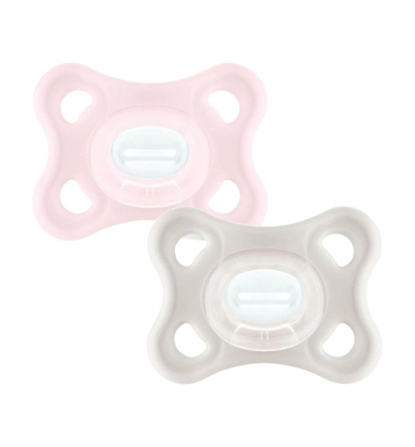 2er-Pack Schnuller Comfort Silikon 3-12M