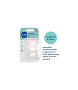 2er-Pack Schnuller Comfort Silikon 3-12M