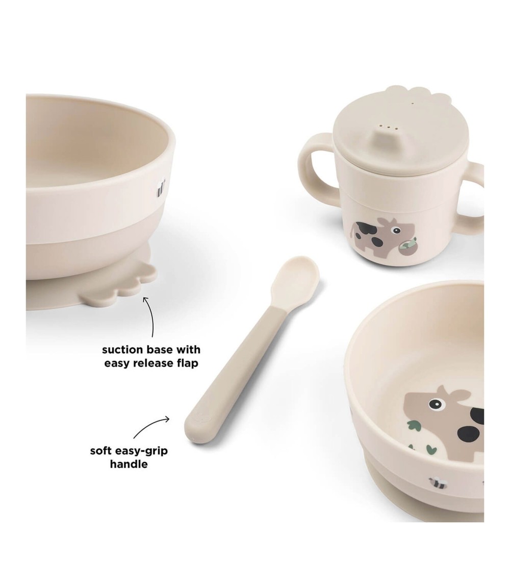 3-tlg. Foodie Geschirr-Set