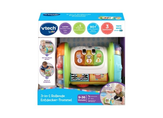 3in1 Rollende Entdecker-Trommel