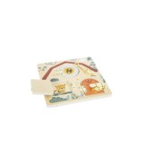 Motorikbrett Schloss und Riegel Safari