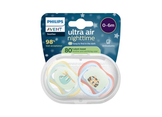 2er-Pack Schnuller ultra air Nighttime