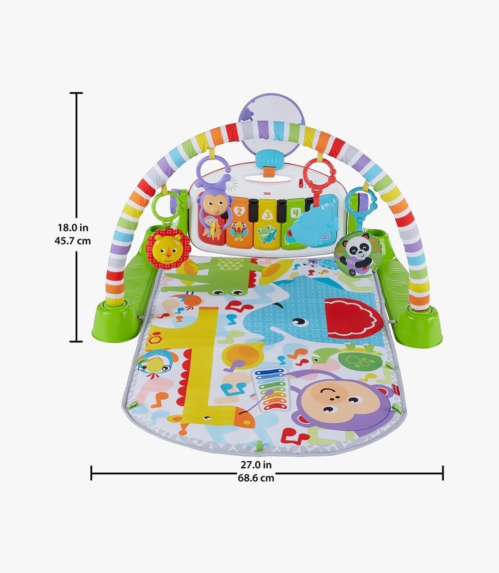 BabyGo Baby Play Mat, Kick and Play Gym with Detachable Piano