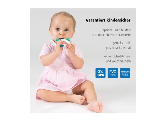 Kühlbeißring mit Rassel