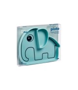 Esslernteller Silikon Elefant Elphee