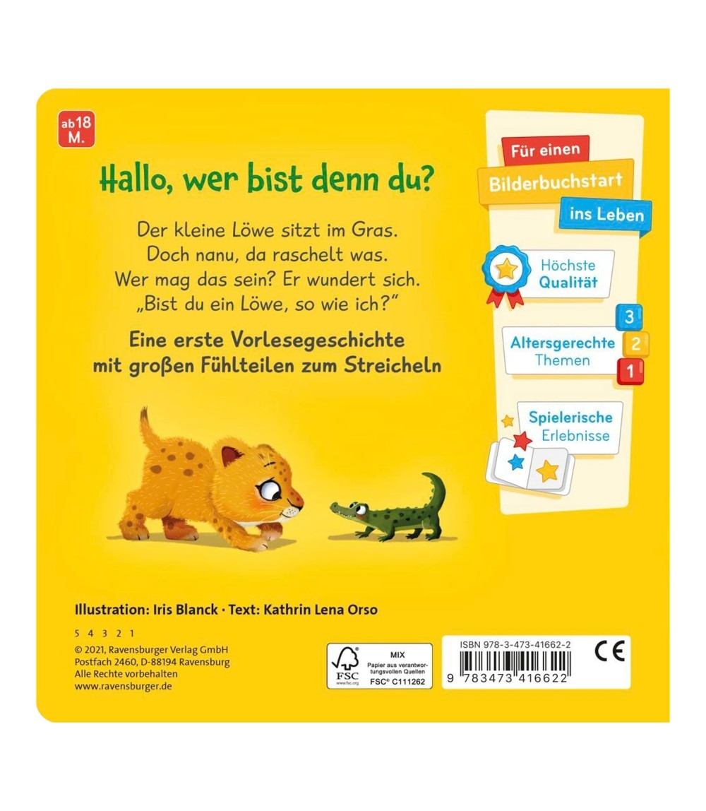 Mein erstes Vorlesebuch Bist du ein Löwe?
