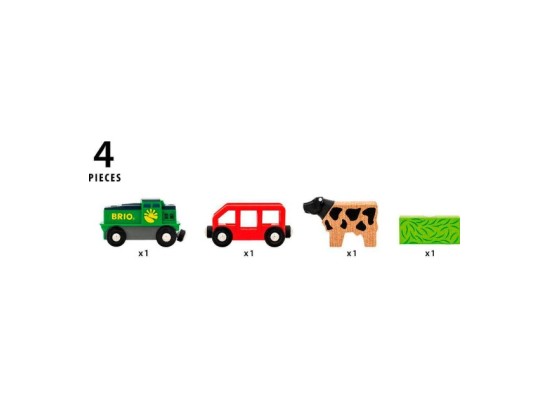 Bauernhof-Batterie-Zug