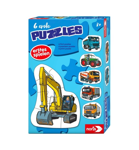 6 erste Puzzles - Fahrzeuge