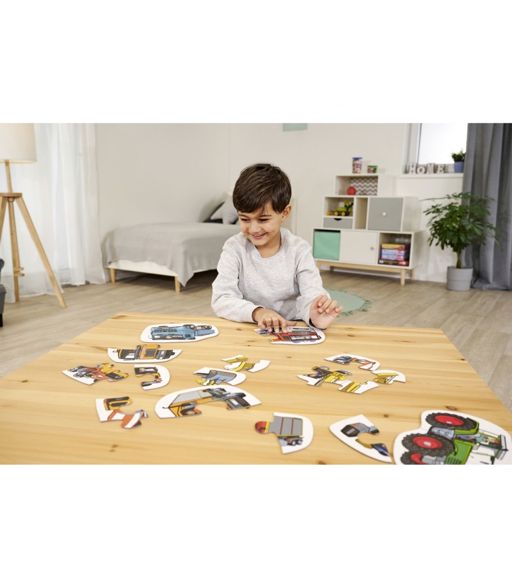 6 erste Puzzles - Fahrzeuge