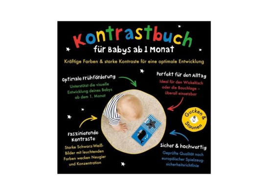 Pappbilderbuch Meine kleine Babywelt: Kontrastbuch Zuhause