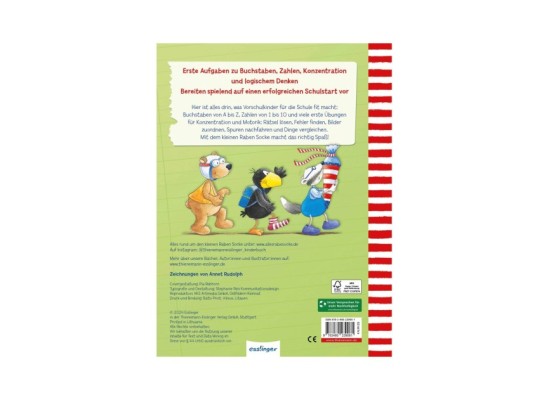 Der kleine Rabe Socke - Mein großes Vorschulbuch