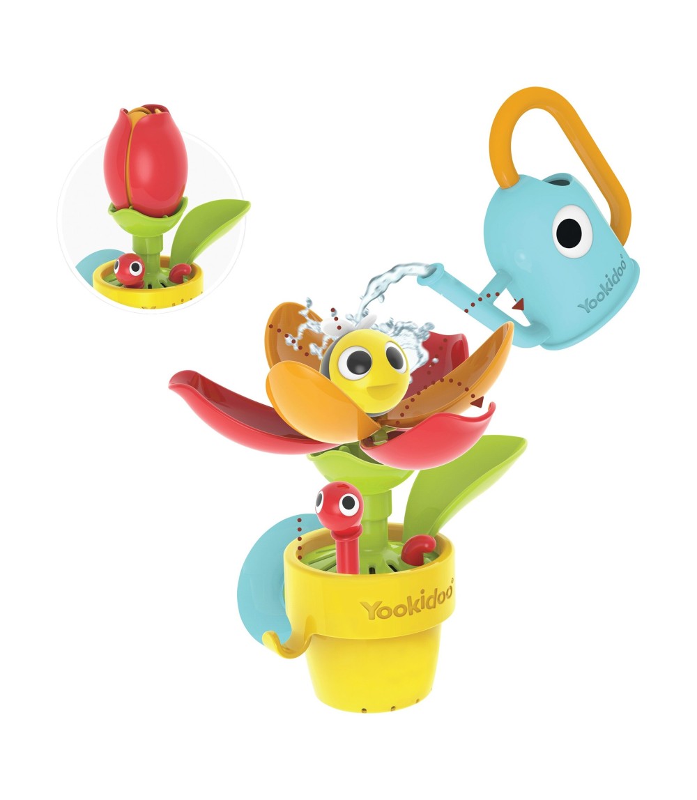 Badespielzeug Blumentopf Tulpe