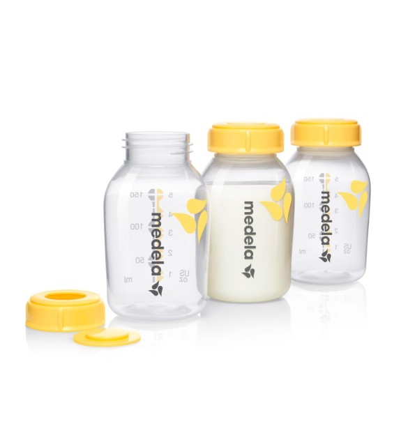 3er-Pack Babyflaschen für Muttermilch