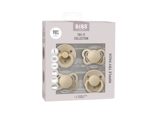 4-er Pack Try-It Collection Schnuller Latex, 0-6M