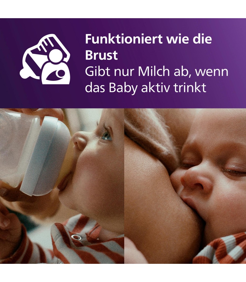 Babyflasche Natural Response, AirFree, 125ml, ab Geburt