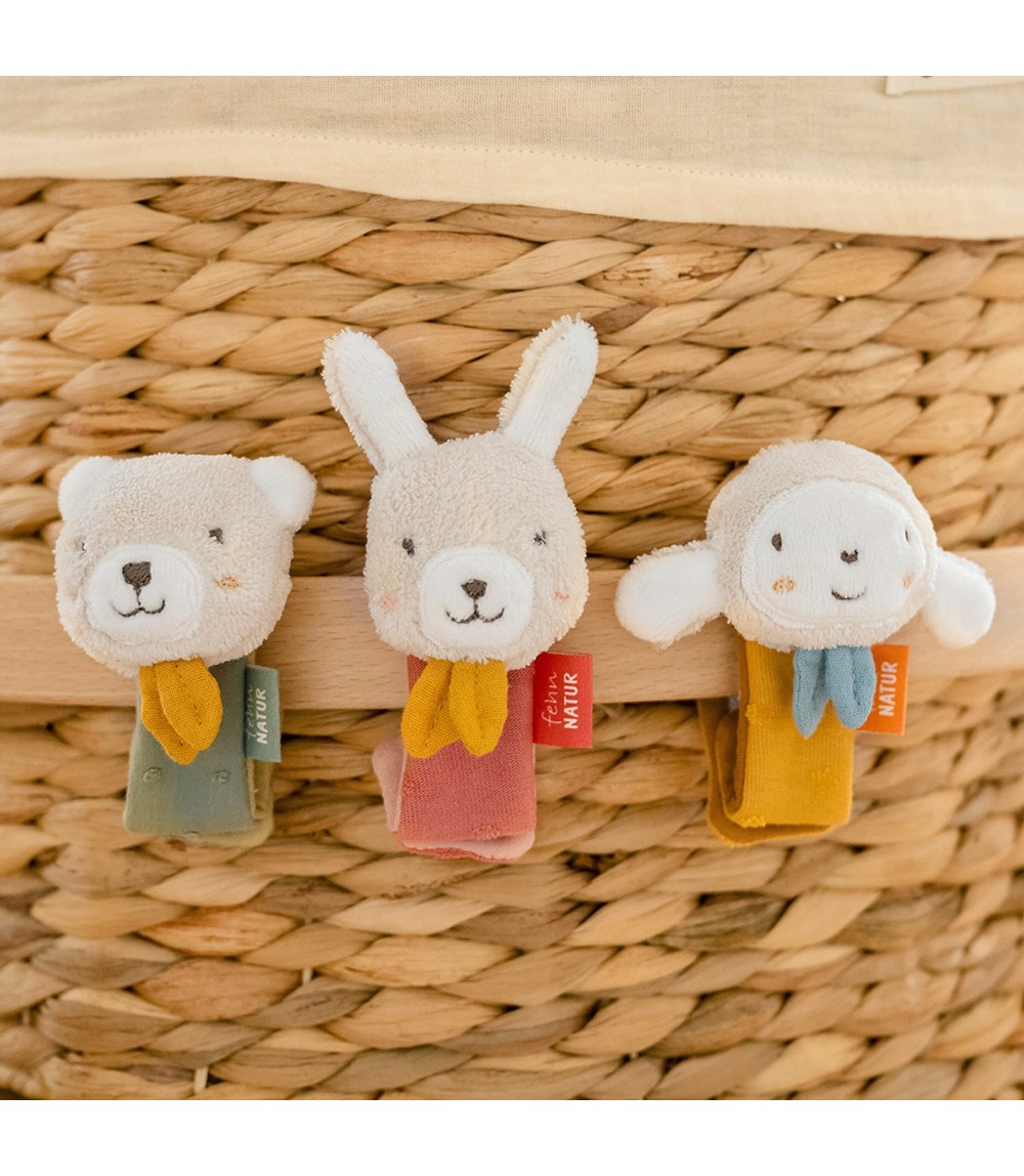 Rasselarmband Hase fehnNATUR