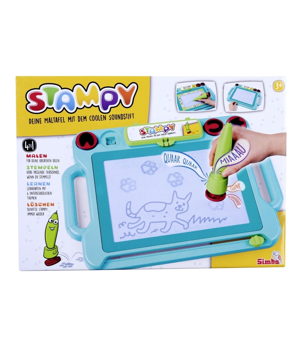 Maltafel mit Soundstift Stampy