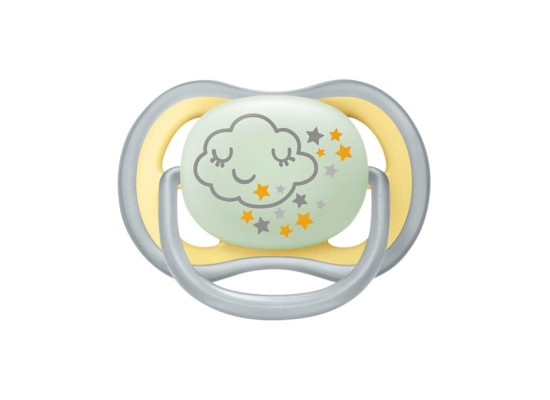 2er-Pack Schnuller Ultra Air nachtleuchtend 18M+ SCF376/01