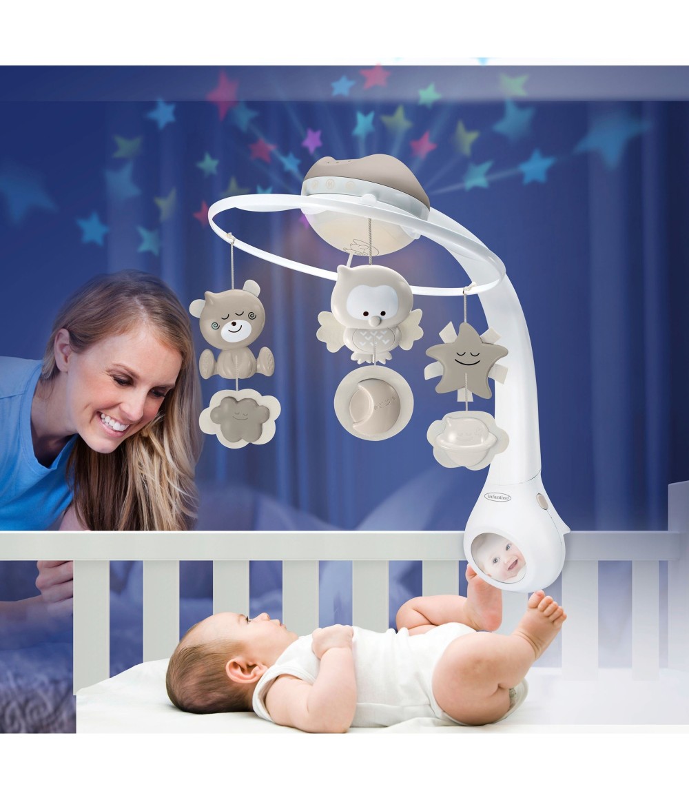 Musik-Mobile mit Deckenprojektor