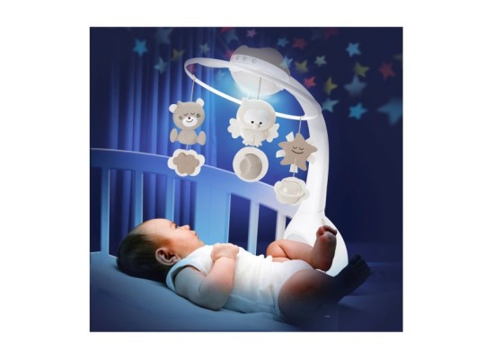 Musik-Mobile mit Deckenprojektor