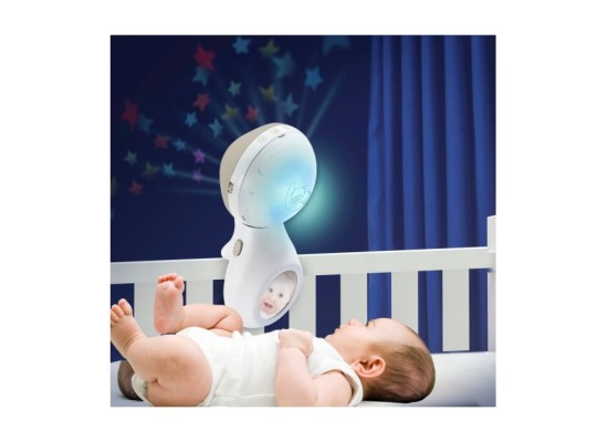 Musik-Mobile mit Deckenprojektor