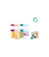 8er-Pack Aufbewahrungsbecher Glas