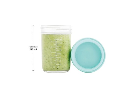 8er-Pack Aufbewahrungsbecher Glas