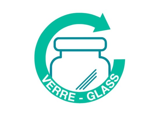 8er-Pack Aufbewahrungsbecher Glas