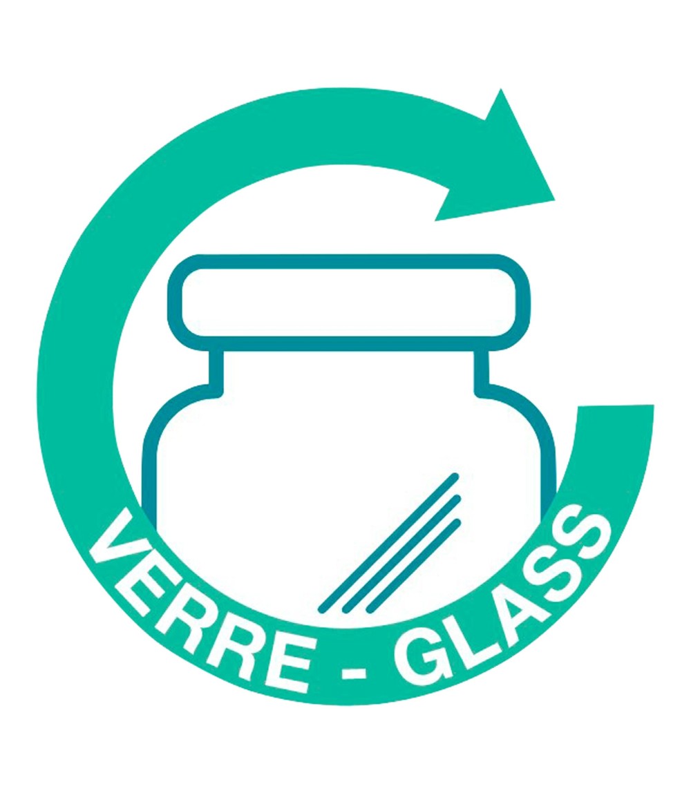 8er-Pack Aufbewahrungsbecher Glas