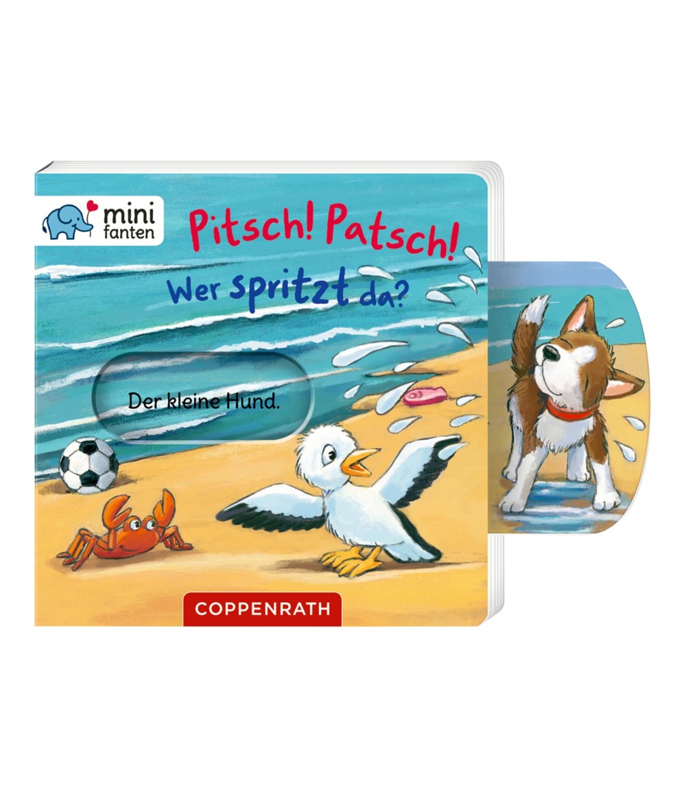 Pappbilderbuch minifanten Pitsch! Patsch! Wer spritzt da?
