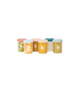 6er-Pack ISY Aufbewahrungsbecher Glas Bowls 250ml