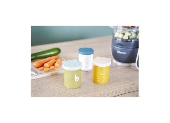 6er-Pack ISY Aufbewahrungsbecher Glas Bowls 250ml