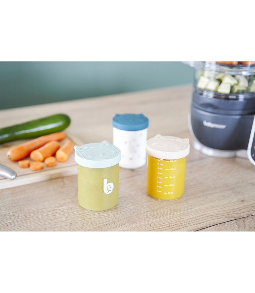 6er-Pack ISY Aufbewahrungsbecher Glas Bowls 250ml