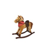 Schaukelpferd mit Sattel und Soundfunktion