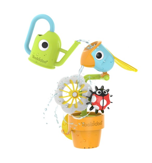 Badespielzeug Blumentopf Vogel